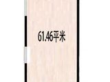 鲁银拾城塾_1室1厅1卫 建面61平米