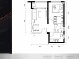 创智公馆_1室2厅1卫 建面56平米