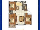 名都一品B区_3室2厅2卫 建面126平米