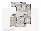 明辰绿城湖畔田园_3室2厅2卫 建面125平米