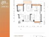 光明金茂广场_3室2厅2卫 建面89平米