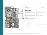 置地中心悦府_4室2厅3卫 建面279平米