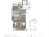 恒尊中梁潮悦名邸_3室2厅1卫 建面89平米
