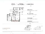 滨帆湖畔云邸_3室2厅2卫 建面106平米