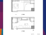 兴达东都时代_1室1厅1卫 建面44平米