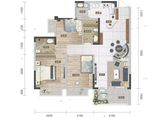 路桥融创茂_3室2厅2卫 建面115平米
