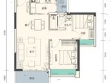 嘉辉罗浮公馆_2室2厅1卫 建面80平米