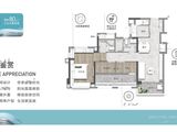 中建凤榕台_3室2厅2卫 建面80平米