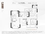 蓝铂湾_3室2厅2卫 建面135平米