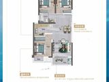 郑州鲲鹏小镇_3室2厅1卫 建面98平米