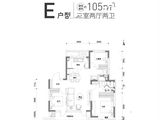 金地都会风华_3室2厅2卫 建面105平米