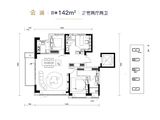 长安云阙_3室2厅2卫 建面142平米