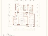北京城建国誉上城_4室2厅3卫 建面161平米