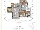 城投拾贝湾_5室2厅3卫 建面235平米