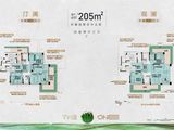 文投启赣滨湖壹号_4室2厅3卫 建面205平米