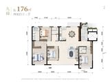兴桐云禧峯璟_4室2厅3卫 建面176平米