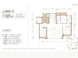 万虹缦云府_3室2厅2卫 建面127平米